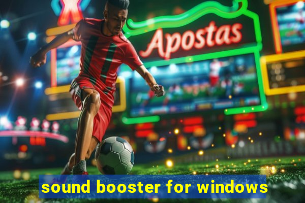 sound booster for windows